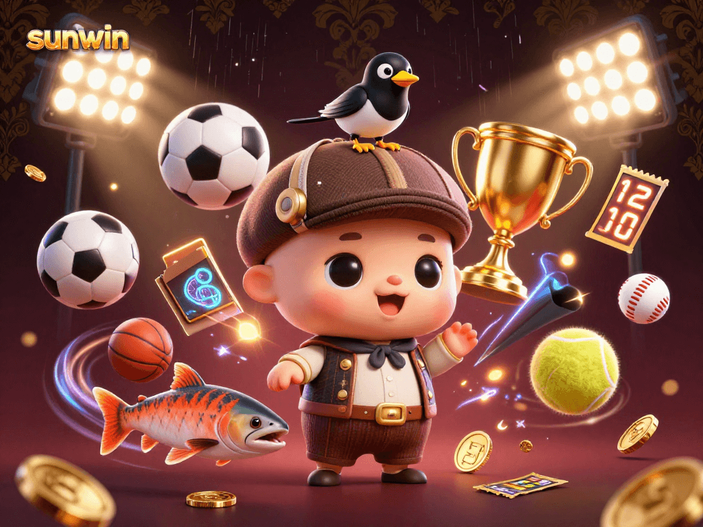 Engage in thrilling betting action at sunwin with unique characters and vibrant game elements.