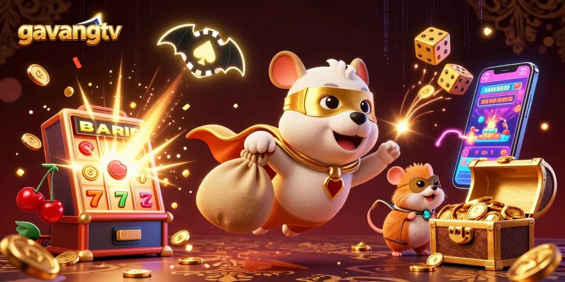 Experience thrilling casino adventures with gavangtv's dynamic gaming elements and vibrant characters.