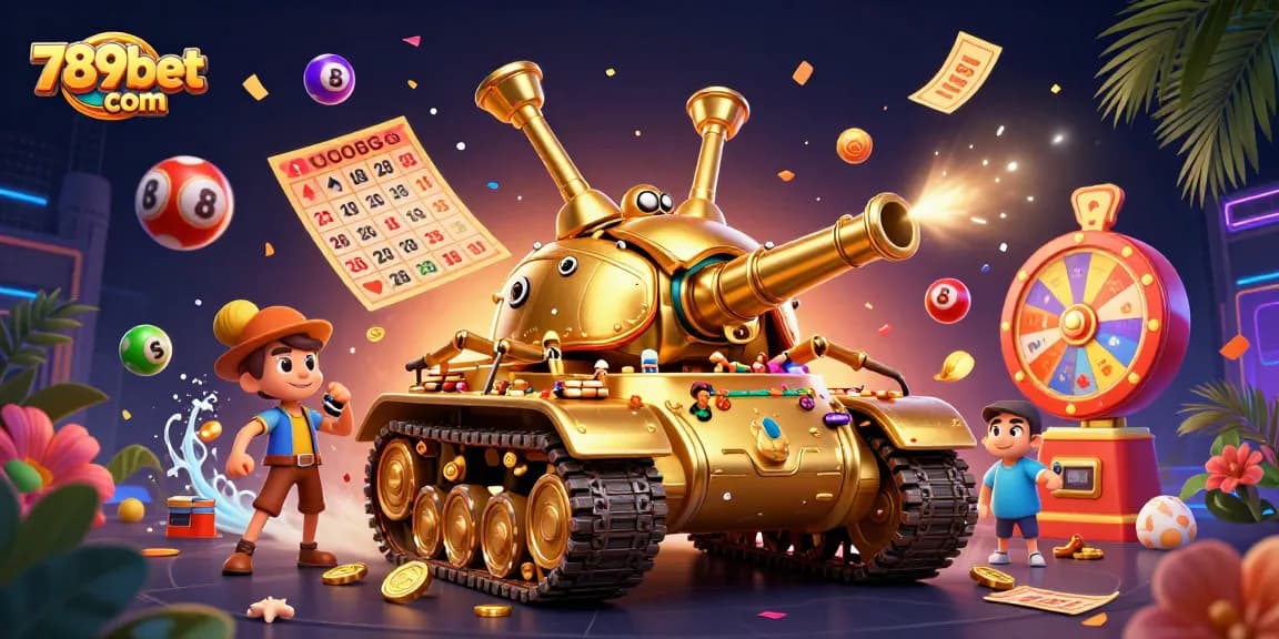 Engage in thrilling games at 789bet com with a vibrant casino experience featuring confetti and gold.