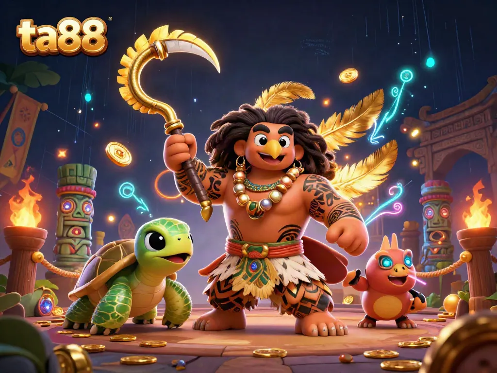 Engage in thrilling adventures at ta88, featuring vibrant characters and gambling elements in explosive action.