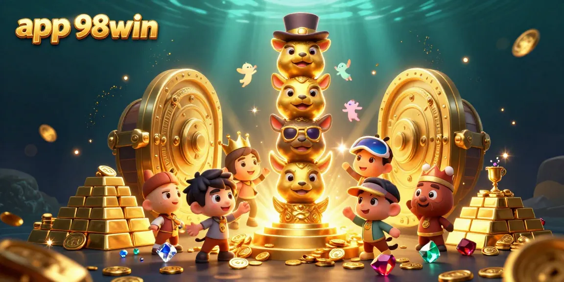 Unleash your luck with app 98win as you explore thrilling casino adventures from a vibrant totem.