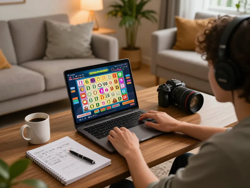 Engaging with loto game online at https://loto188b.asia/ in a cozy home setup while managing bankroll and strategies