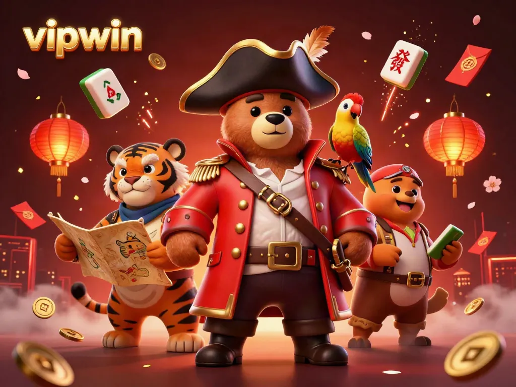 Experience thrilling gaming action at vipwin with our vibrant casino illustration featuring dynamic characters and gaming elements.