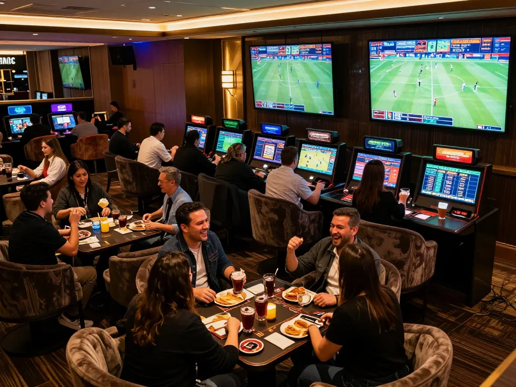 Witness the thrill of TIP88 sports betting as enthusiasts engage in betting excitement.