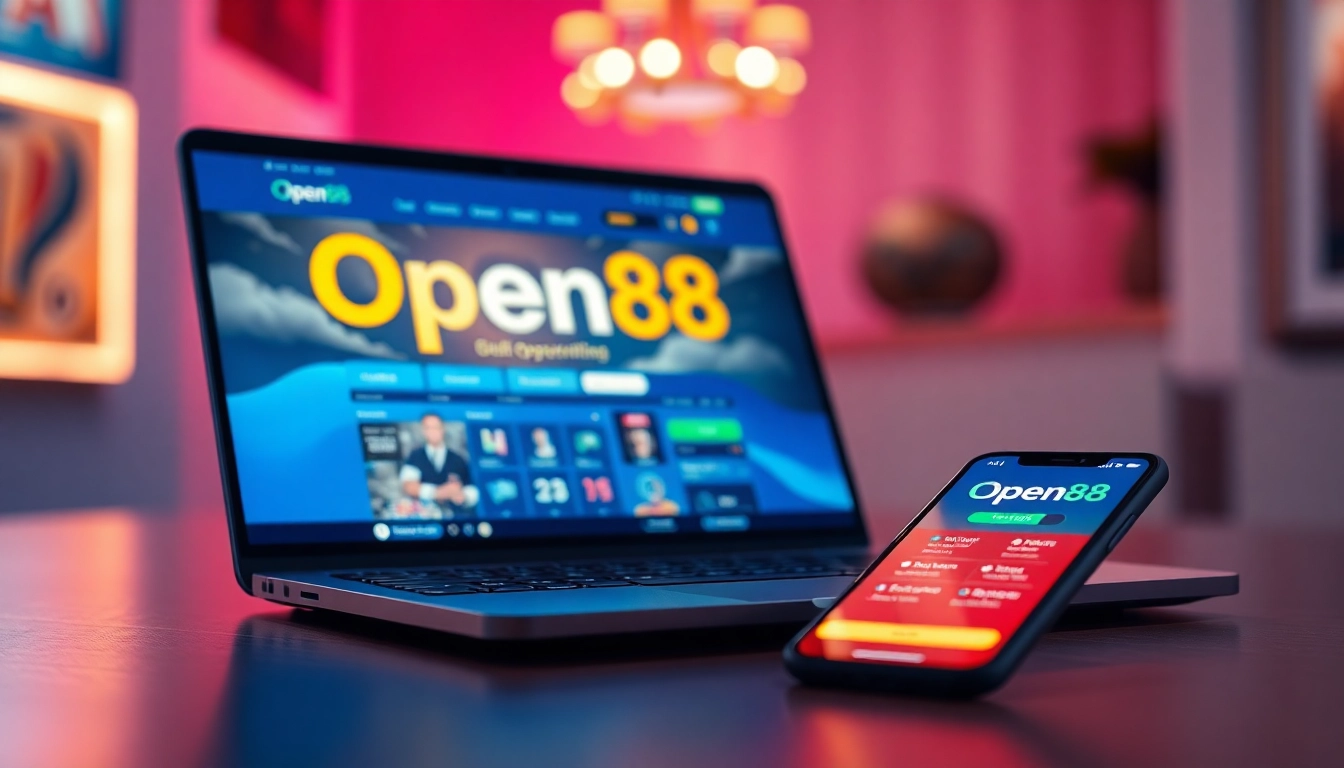Logging into Open88 for an exciting online betting experience.