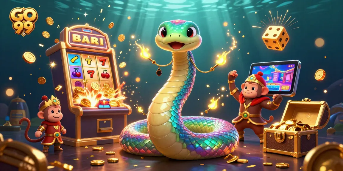 Spin to win with GO 99 at a vibrant casino scene featuring stunning characters and action!