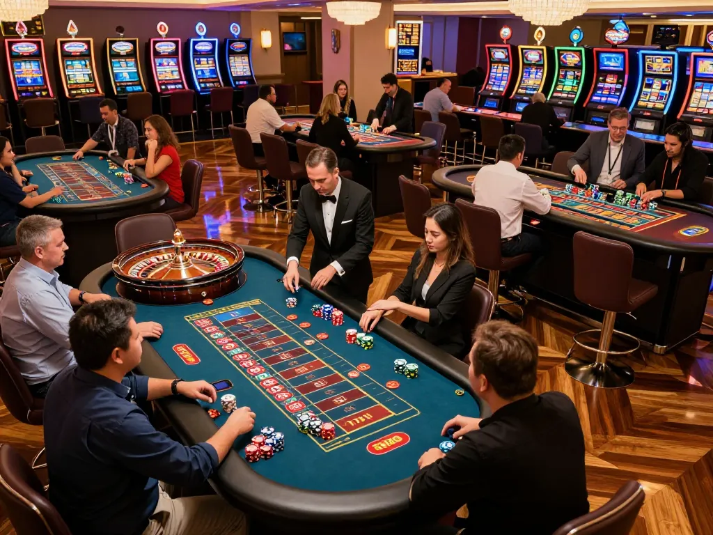 Players enjoying an exciting roulette game at TR88 casino, full of vibrant atmosphere.