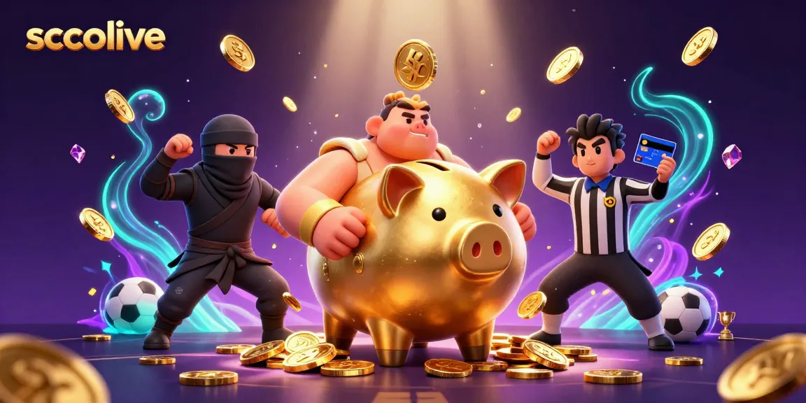 Engage in thrilling soccer betting with Socolive, featuring a rich 3D scene of vibrant casino elements.