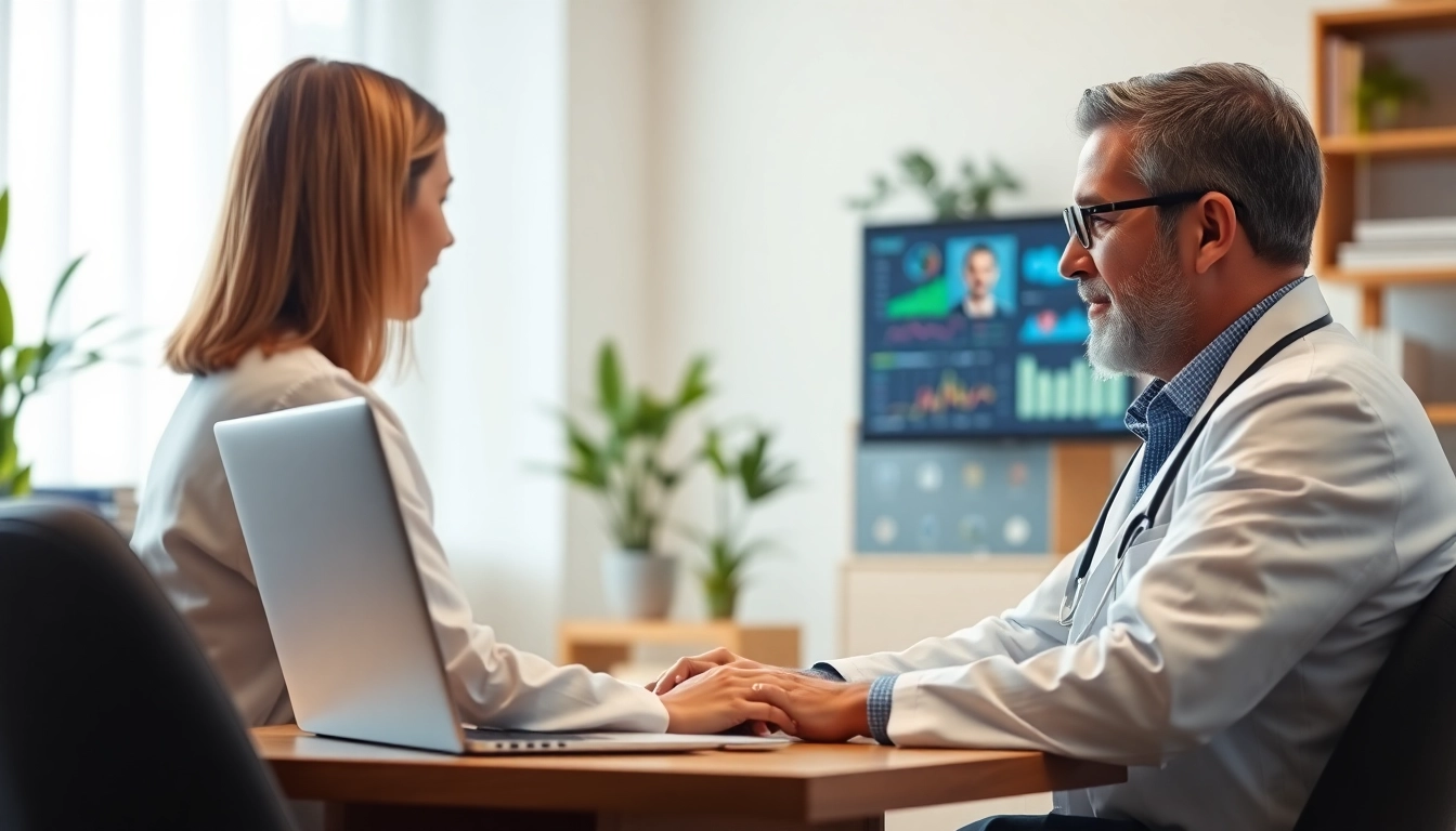 Engaging online medical advice from real doctors during a virtual consultation.