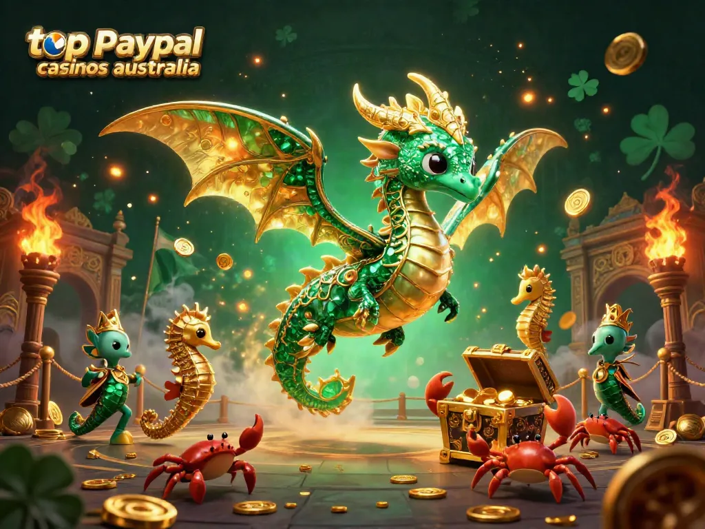Experience the magic of top paypal casinos australia with this vibrant and detailed illustration.
