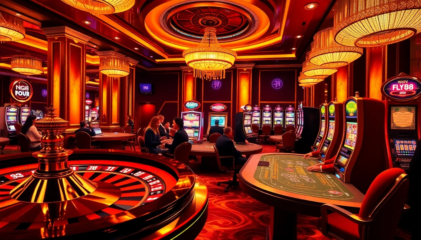 Experience the thrill of gambling at Nhà Cái FLY88 with players winning at exciting casino games.